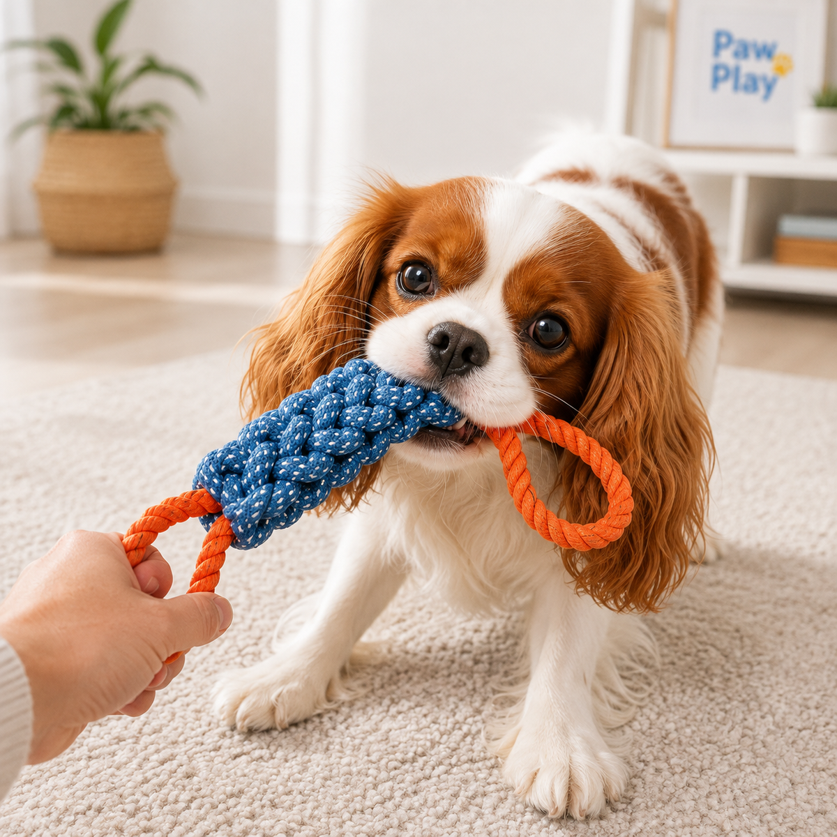 Jouet en corde pour chien – Corde à tirer résistante & interactive | Paw Play